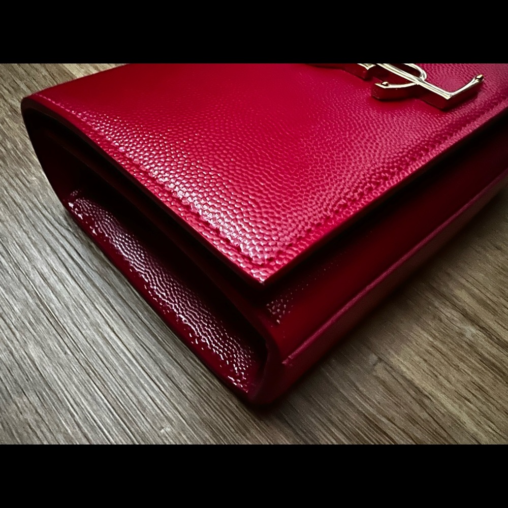 Rose pink Saint Laurent Bag on Chain - Picture 4 of 7